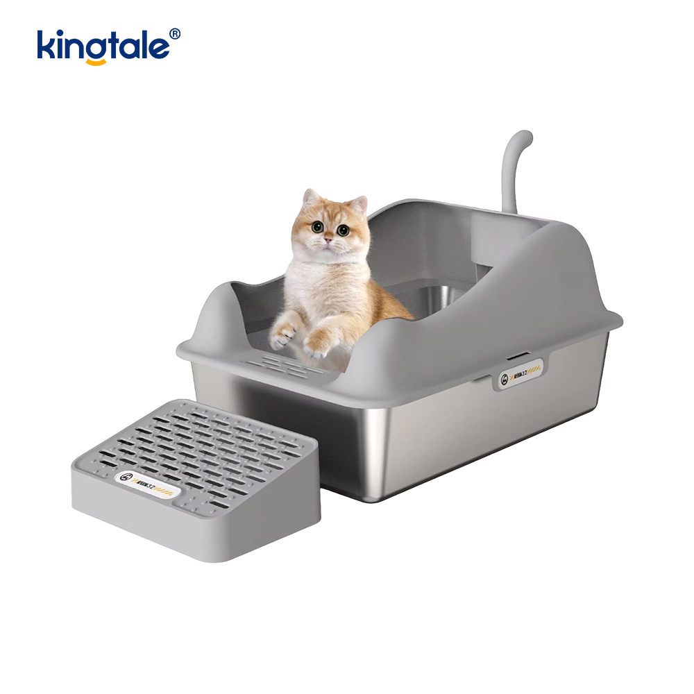 Hộp đựng rác cho mèo chống văng nửa kín