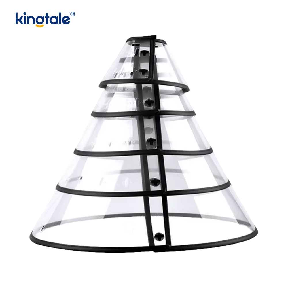Kingtale Mềm Có Thể Điều Chỉnh Cổ Phục Hồi Thú Cưng Cho Chó Mèo Nhựa Rắn Bền Vững Nón Nhựa Bảo Vệ Cá Nhân