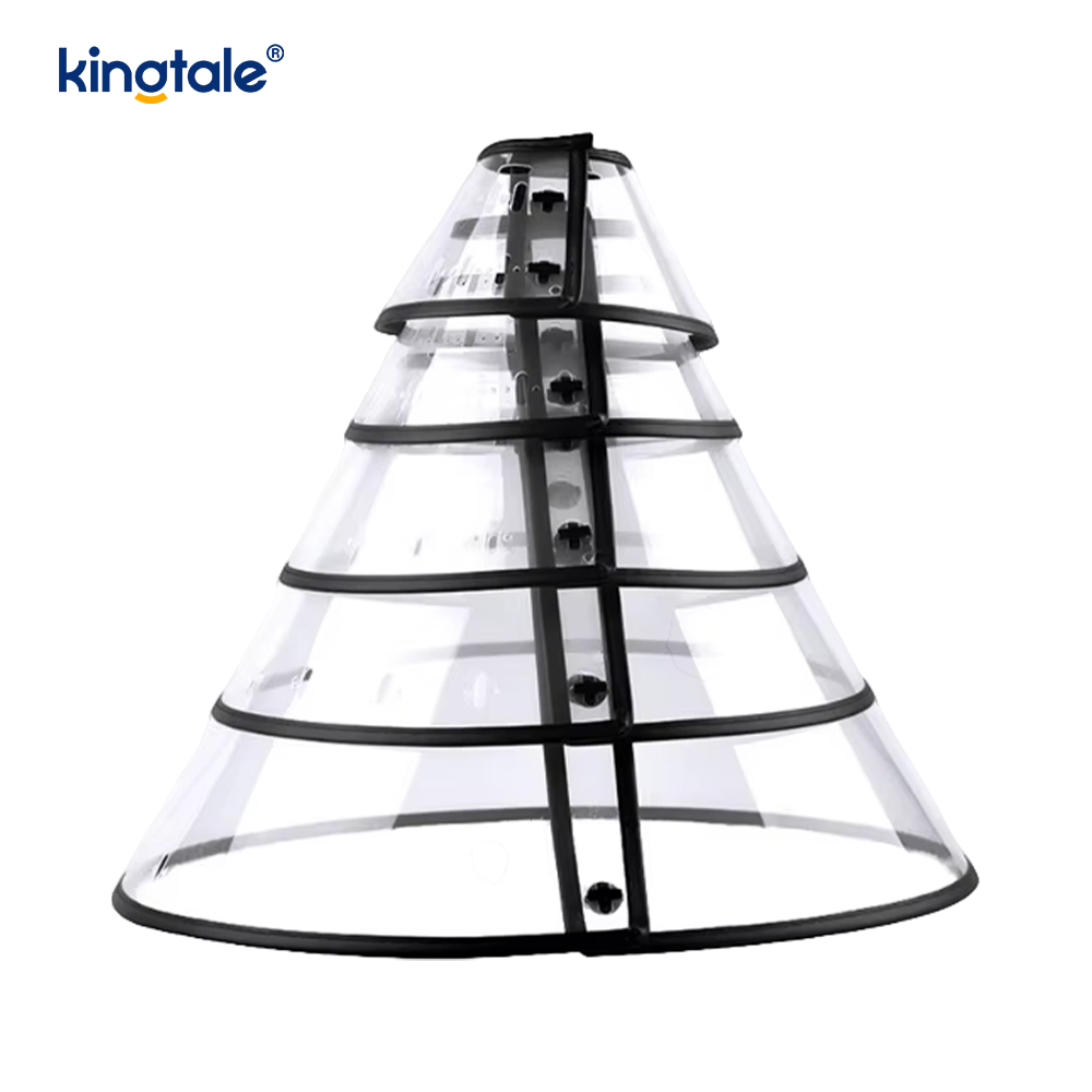 Kingtale Mềm Có Thể Điều Chỉnh Cổ Phục Hồi Thú Cưng Cho Chó Mèo Nhựa Rắn Bền Vững Nón Nhựa Bảo Vệ Cá Nhân