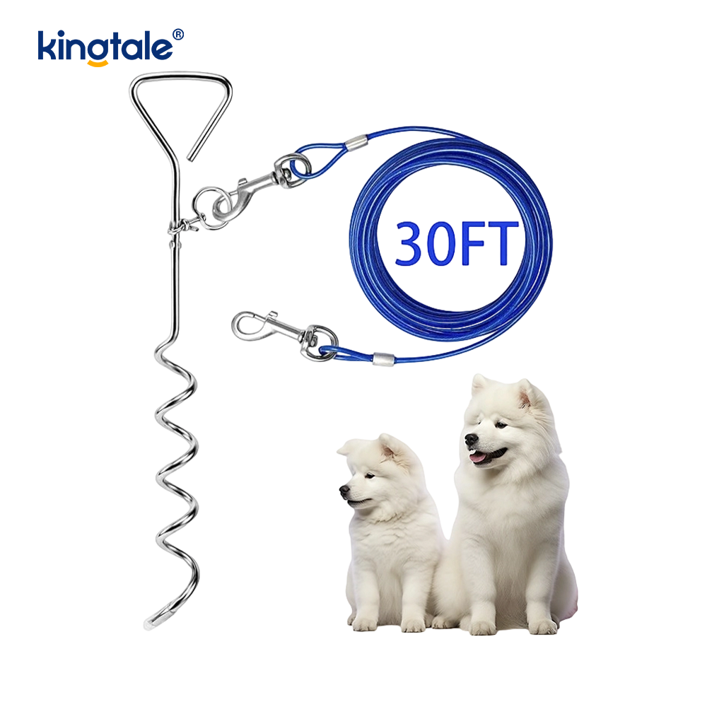 Dây buộc chó và cọc 30ft bên ngoài Dây xích & dây xích