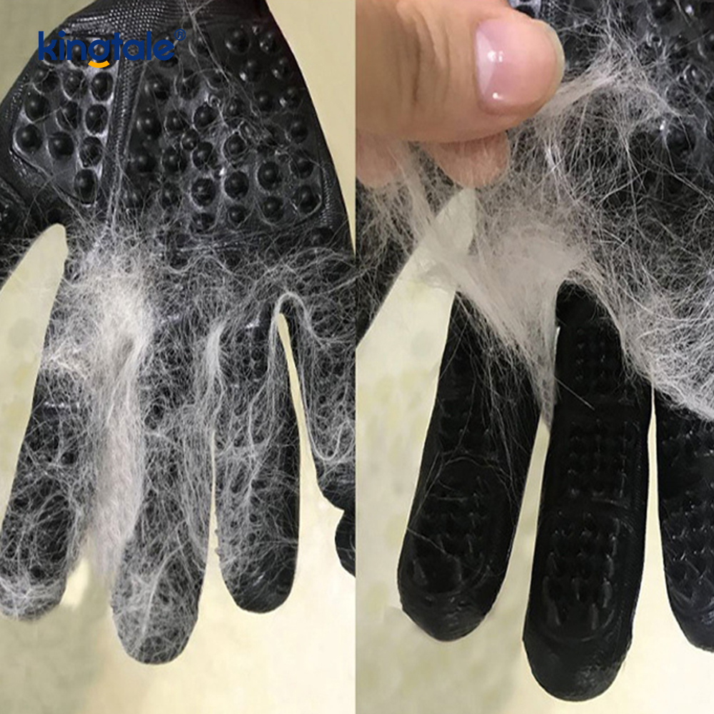 Găng tay tẩy lông cho thú cưng Găng tay chải lông thú cưng nhẹ nhàng Bàn chải chải lông Găng tay