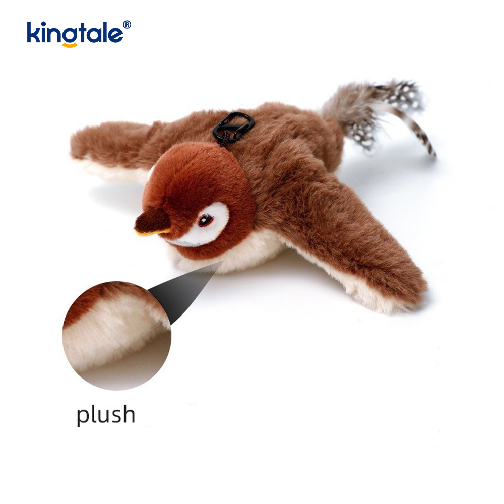 Đồ chơi sang trọng mô phỏng Sparrow cho thú cưng dành cho tất cả các giống Cat Kicker Catnip Đồ chơi Sparrow