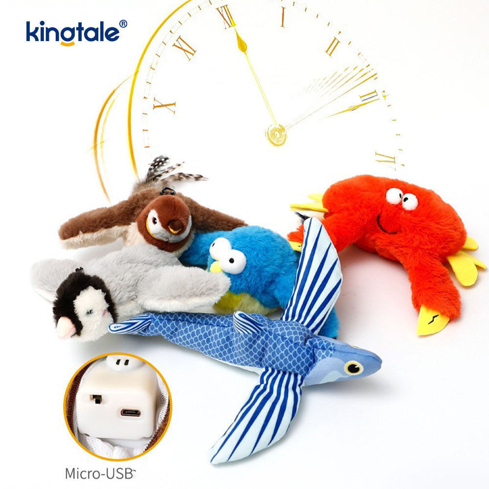 Đồ chơi sang trọng mô phỏng Sparrow cho thú cưng dành cho tất cả các giống Cat Kicker Catnip Đồ chơi Sparrow