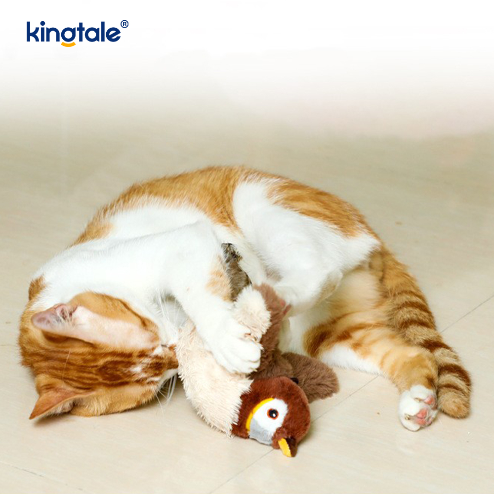 Đồ chơi sang trọng mô phỏng Sparrow cho thú cưng dành cho tất cả các giống Cat Kicker Catnip Đồ chơi Sparrow