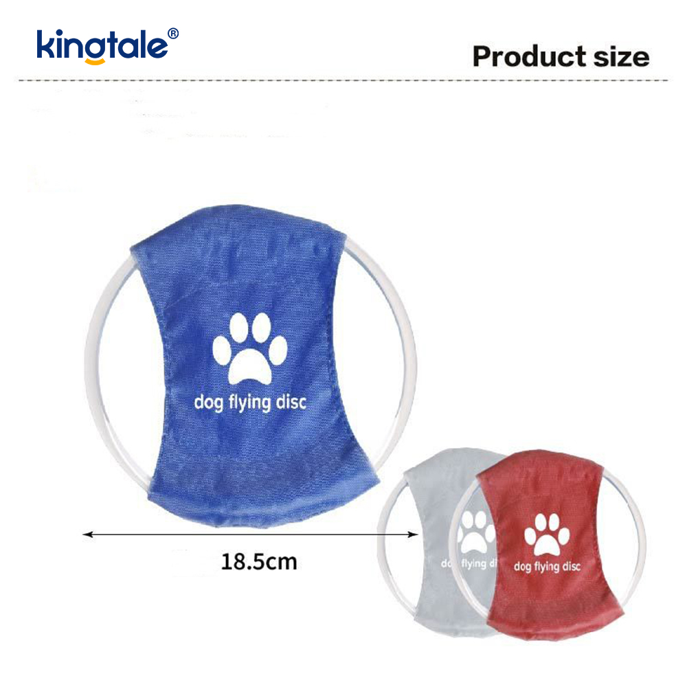Pet Light-Up Frisbee Tầm nhìn cao Chiếu sáng Huấn luyện thú cưng Ném Chơi để tập thể dục