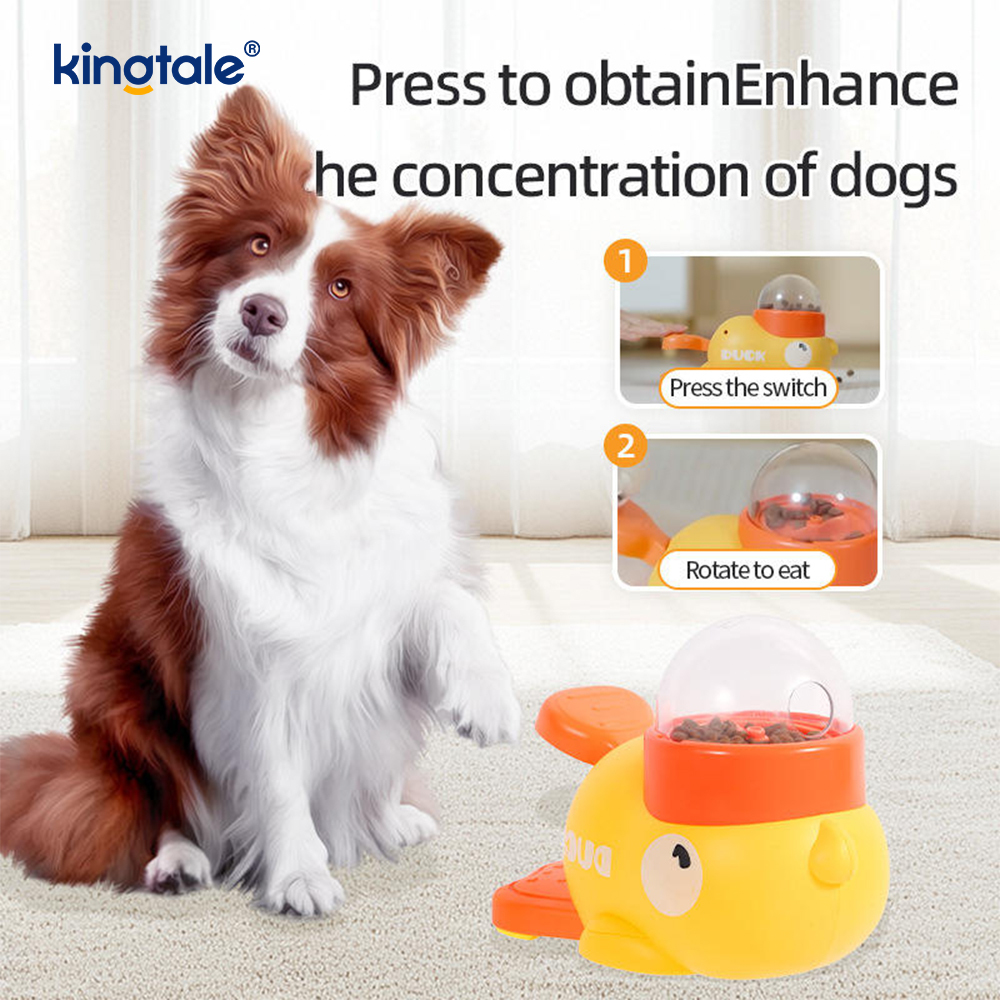 Little Yellow Duck Pet Feeder Tương tác Đồ chơi cho chó Thức ăn Câu đố Thức ăn chậm