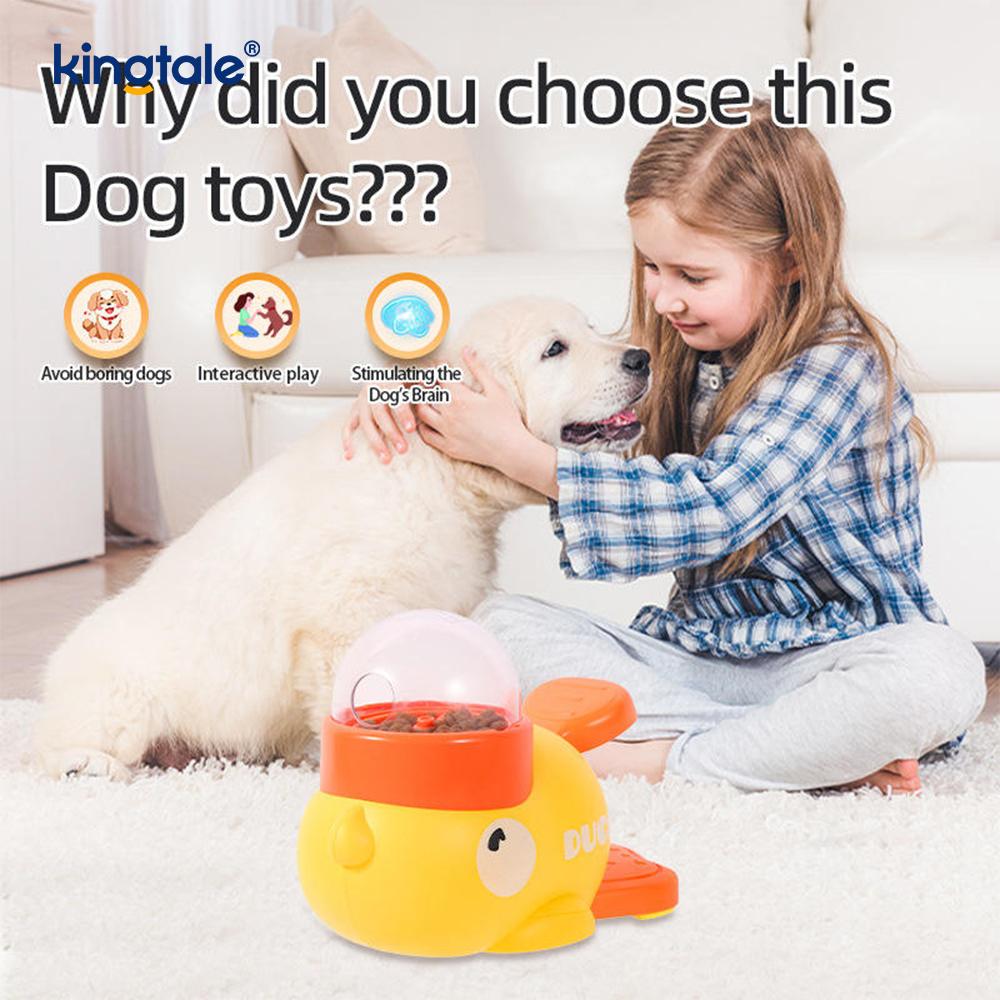 Little Yellow Duck Pet Feeder Tương tác Đồ chơi cho chó Thức ăn Câu đố Thức ăn chậm