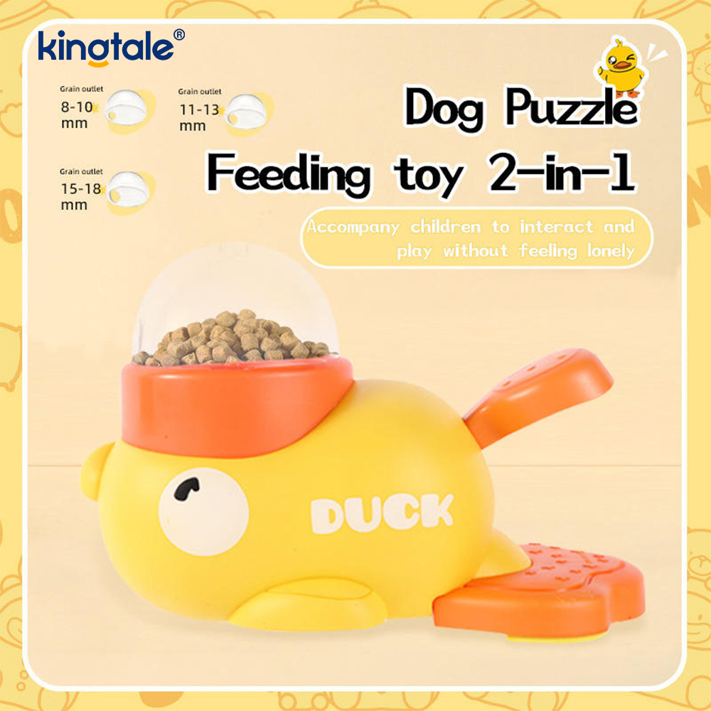 Little Yellow Duck Pet Feeder Tương tác Đồ chơi cho chó Thức ăn Câu đố Thức ăn chậm