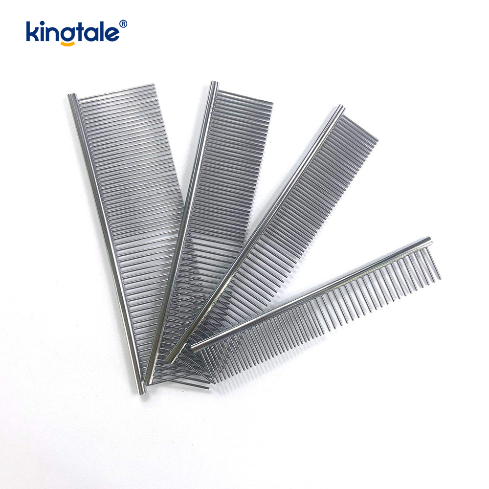 Lược chải lông bằng thép không gỉ Lược chải lông cho chó, Lược kim loại cho mèo để loại bỏ rối và nút thắt