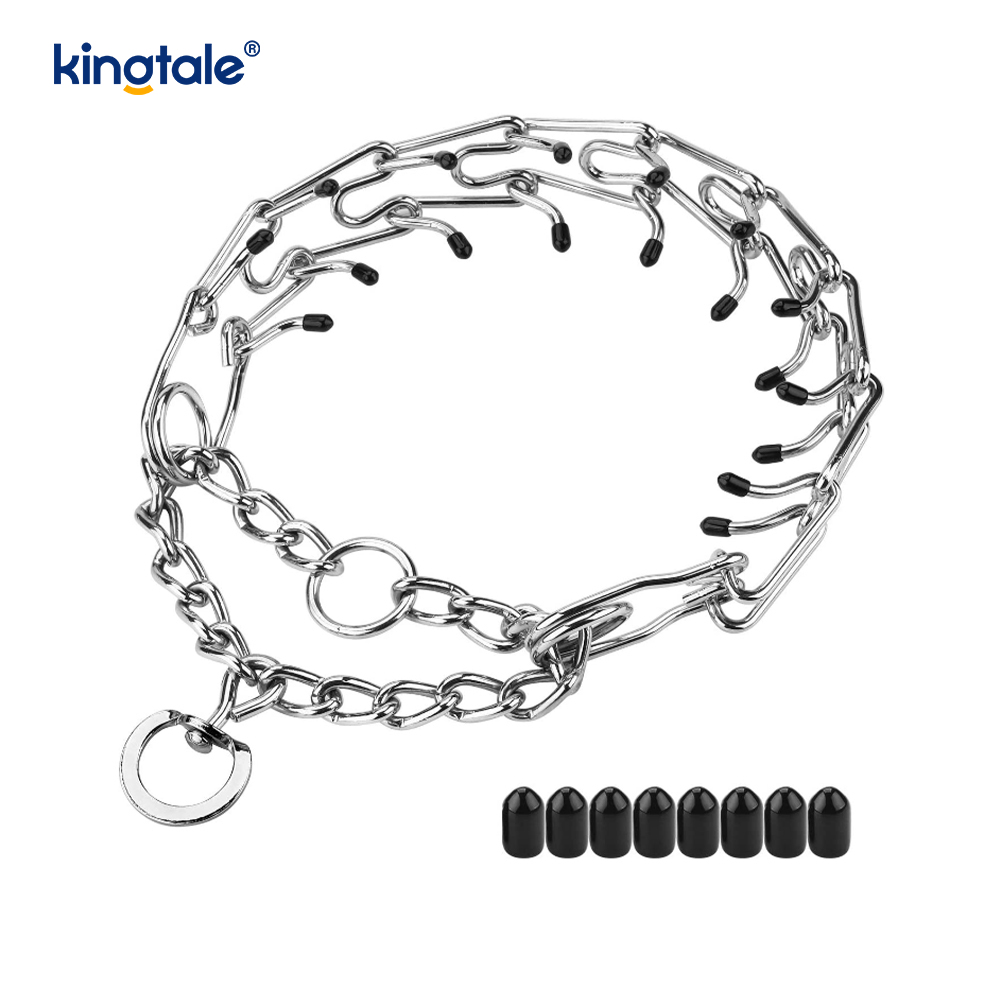 Vòng cổ Pet Pinch Choke Vòng cổ huấn luyện chó bằng kim loại bằng thép carbon