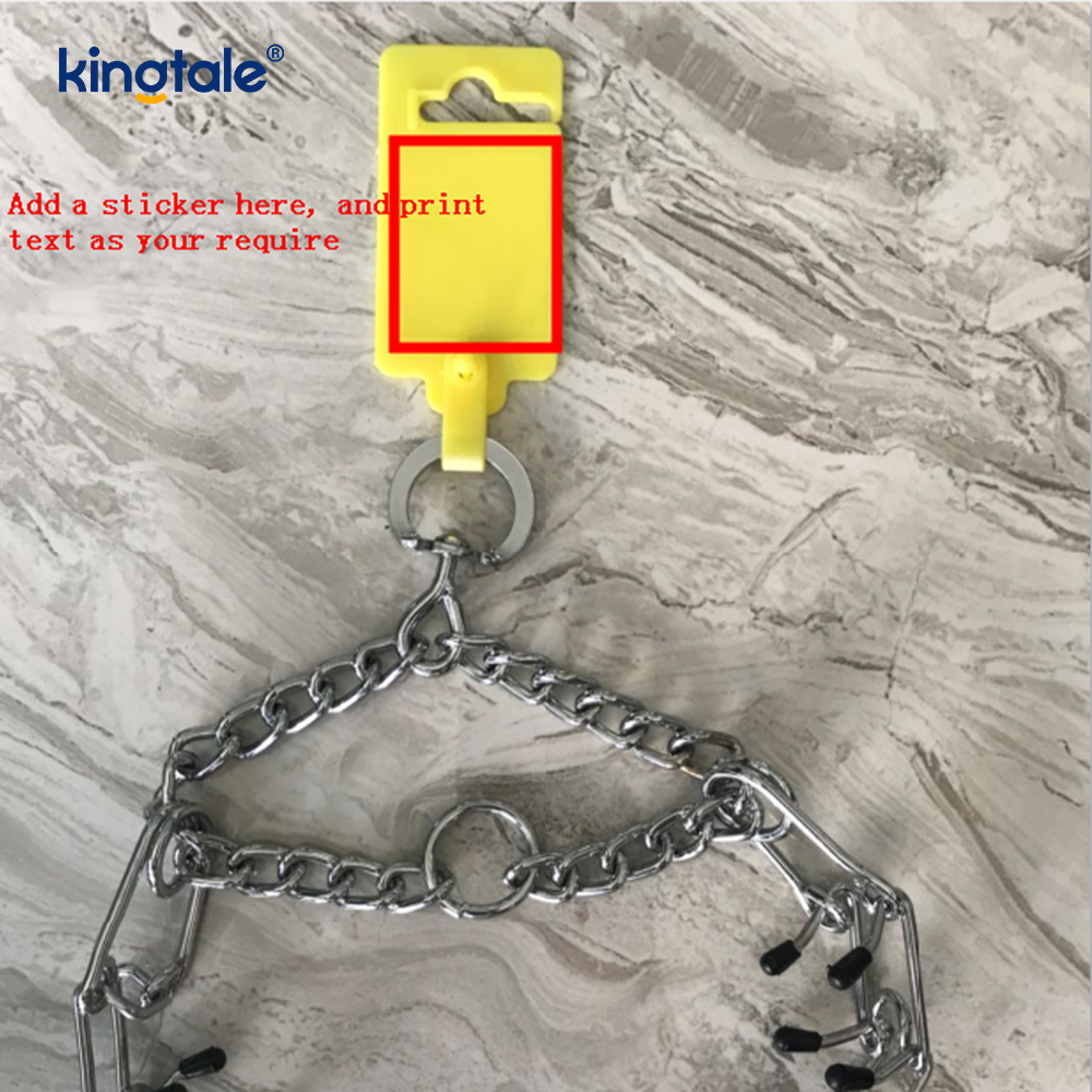 Vòng cổ Pet Pinch Choke Vòng cổ huấn luyện chó bằng kim loại bằng thép carbon