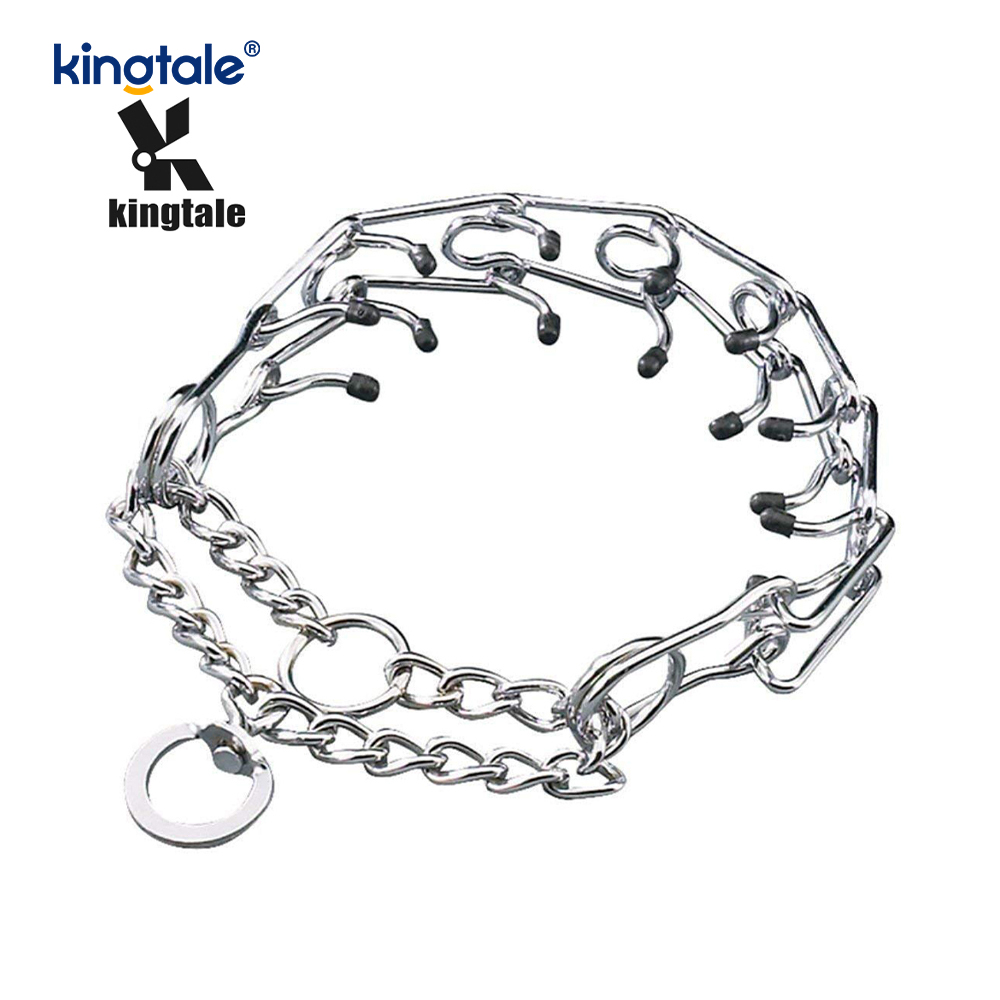 Vòng cổ Pet Pinch Choke Vòng cổ huấn luyện chó bằng kim loại bằng thép carbon