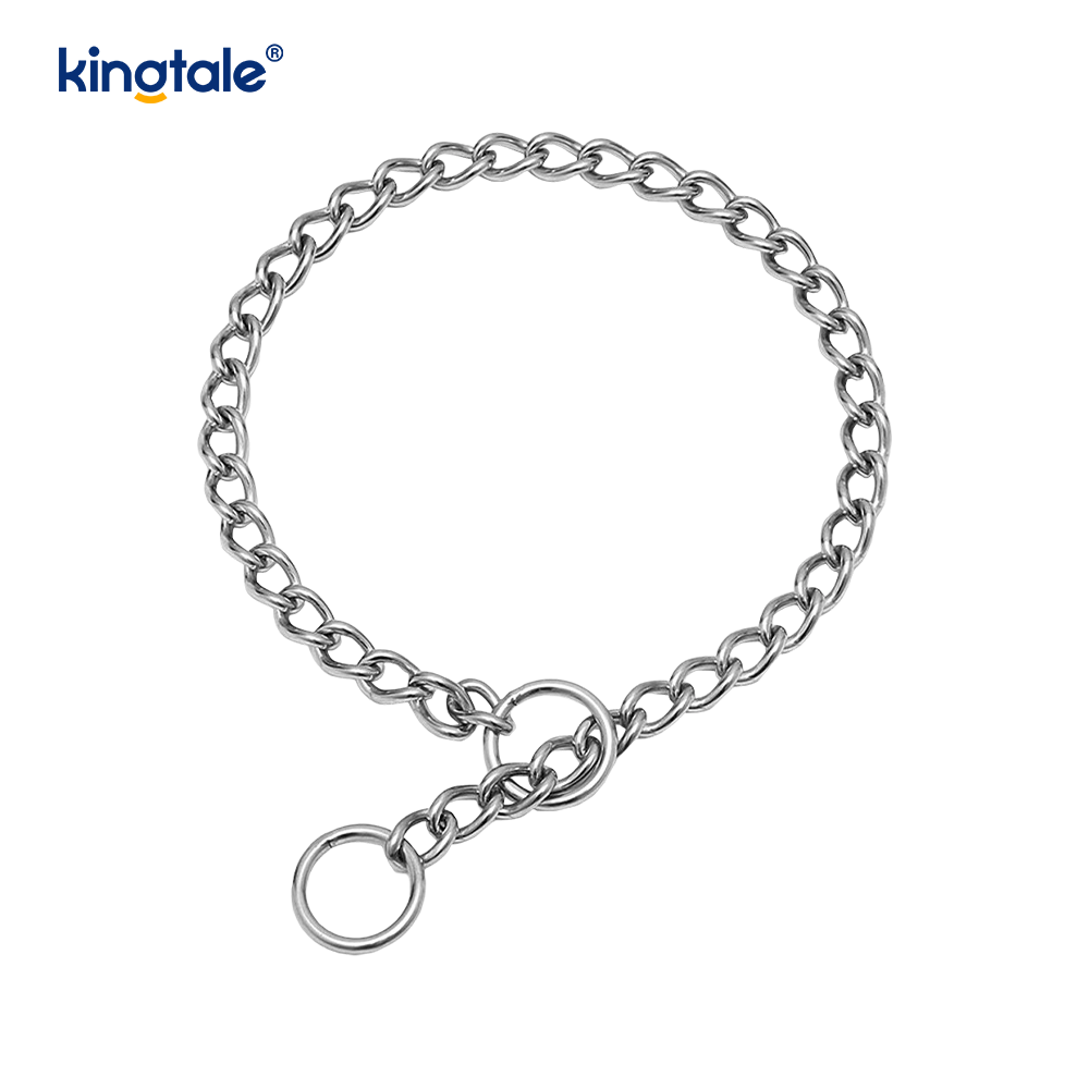 Huấn luyện chó bằng kim loại Choke Collar Slip P Chain Chuỗi nặng cho chó