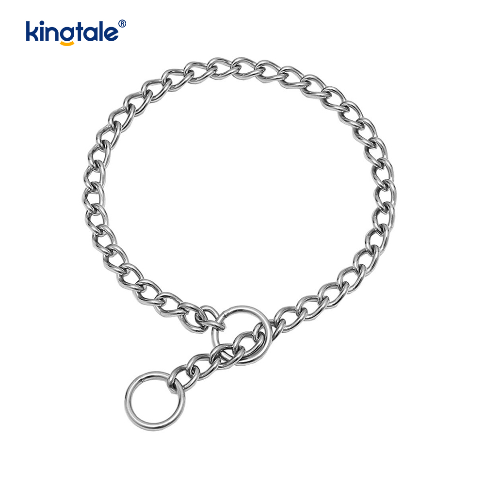 Huấn luyện chó bằng kim loại Choke Collar Slip P Chain Chuỗi nặng cho chó