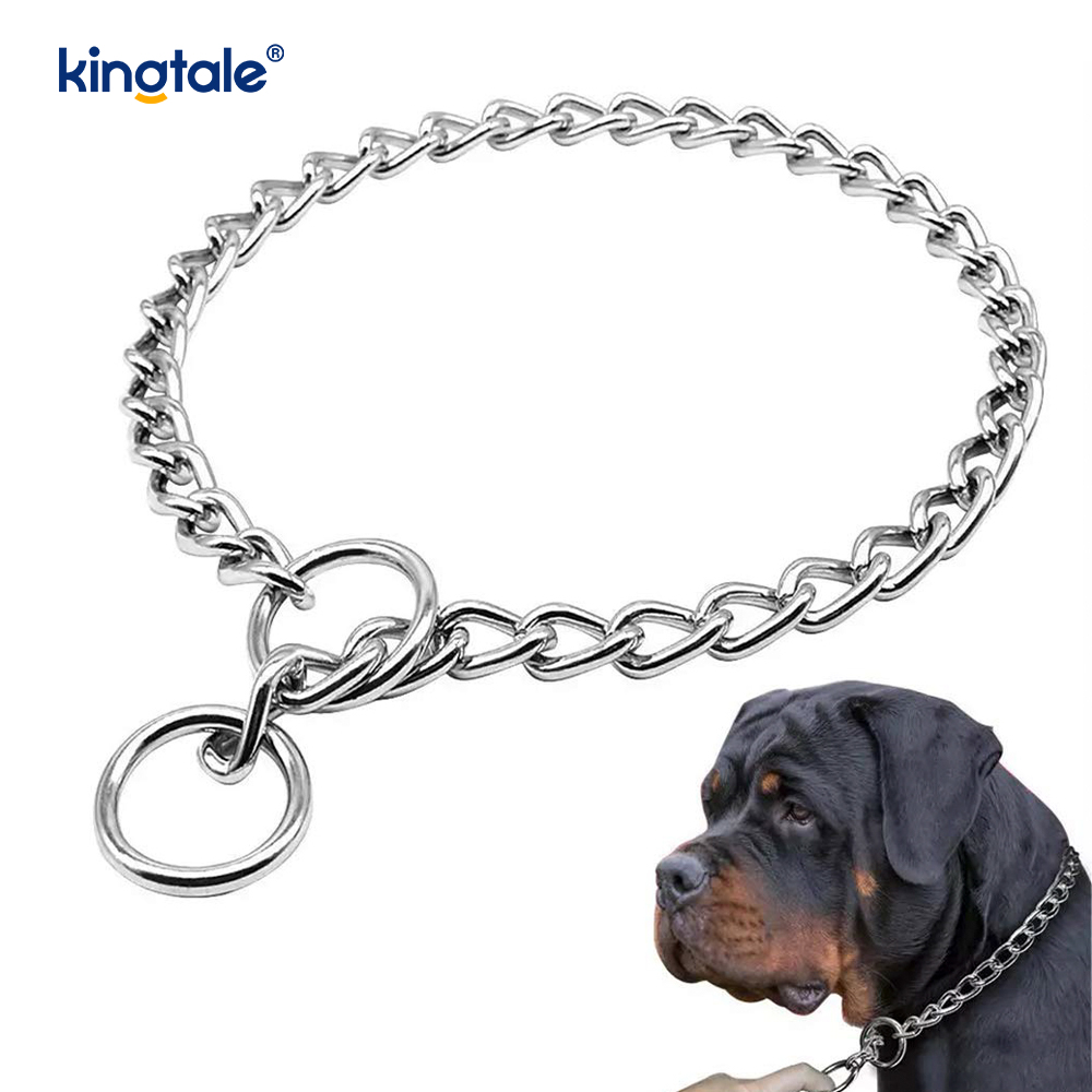 Huấn luyện chó bằng kim loại Choke Collar Slip P Chain Chuỗi nặng cho chó
