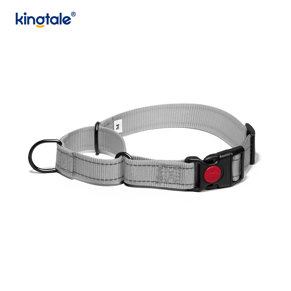 Vòng cổ chó Martingale bằng nylon có thể điều chỉnh phản quang không kéo dành cho chó S M L