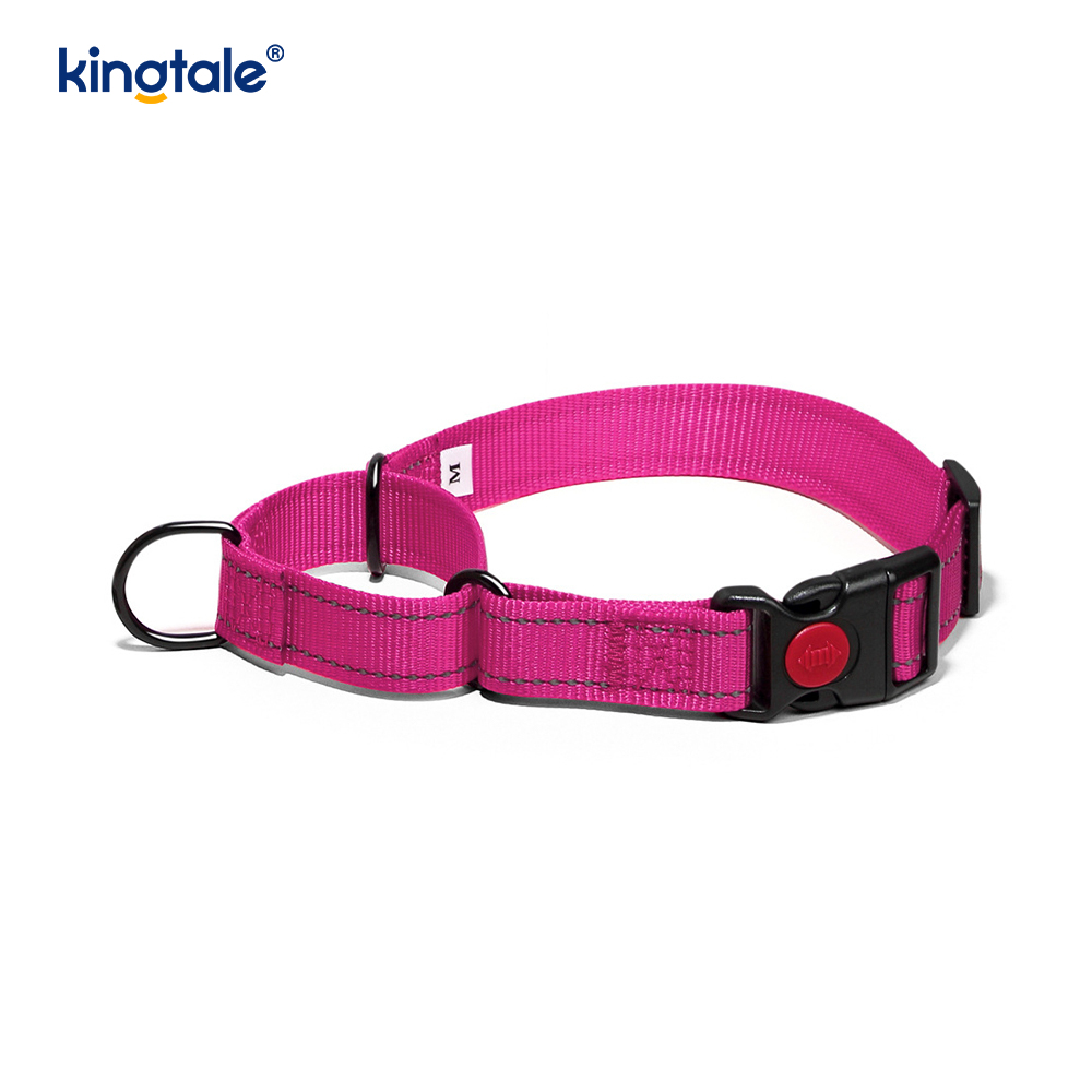 Vòng cổ chó Martingale bằng nylon có thể điều chỉnh phản quang không kéo dành cho chó S M L