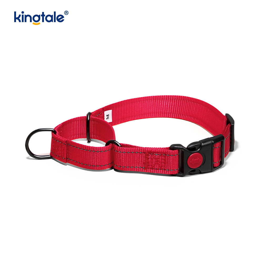 Vòng cổ chó Martingale bằng nylon có thể điều chỉnh phản quang không kéo dành cho chó S M L