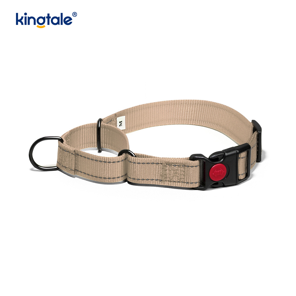 Vòng cổ chó Martingale bằng nylon có thể điều chỉnh phản quang không kéo dành cho chó S M L