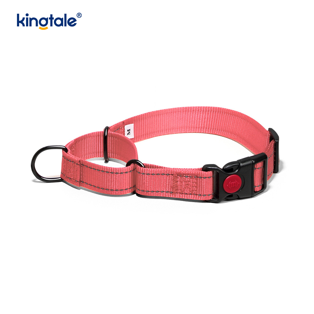 Vòng cổ chó Martingale bằng nylon có thể điều chỉnh phản quang không kéo dành cho chó S M L