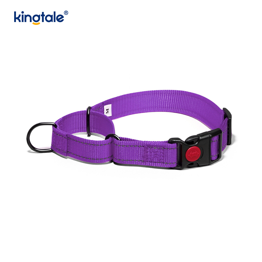 Vòng cổ chó Martingale bằng nylon có thể điều chỉnh phản quang không kéo dành cho chó S M L