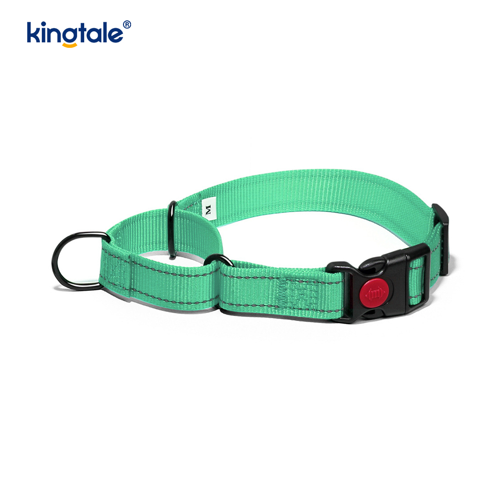 Vòng cổ chó Martingale bằng nylon có thể điều chỉnh phản quang không kéo dành cho chó S M L