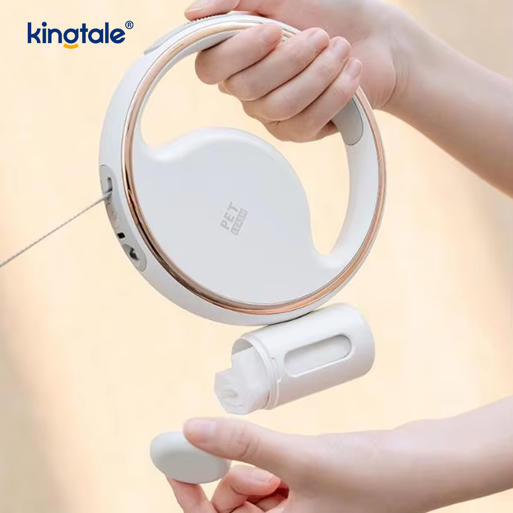 Đèn led hiện đại đơn giản Dây xích cổ chó nylon có thể thu vào tự động