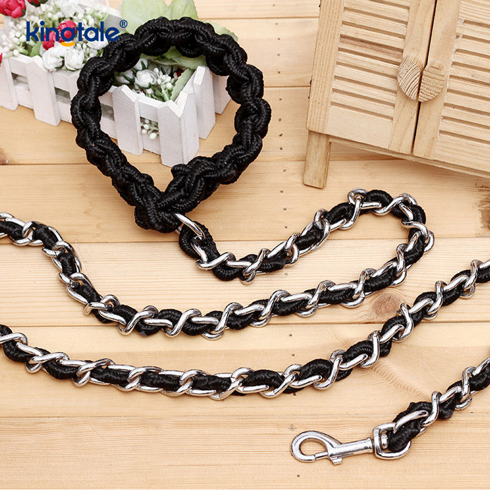 Dây xích chó nhai bằng chứng thú cưng có tay cầm chắc chắn chống cắn thoải mái