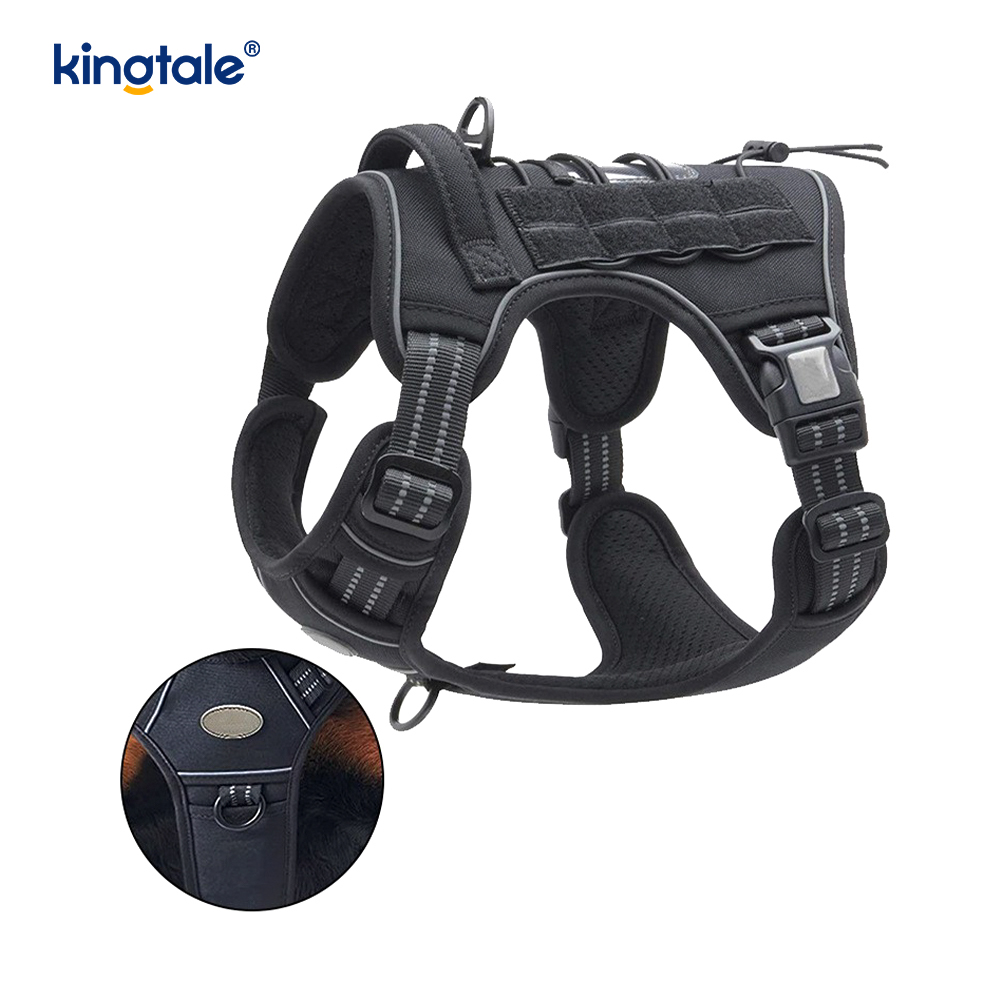 Rắn Không Kéo Nylon Heavy Duty Dog Belt Vest Huấn Luyện Khai Thác Ngực