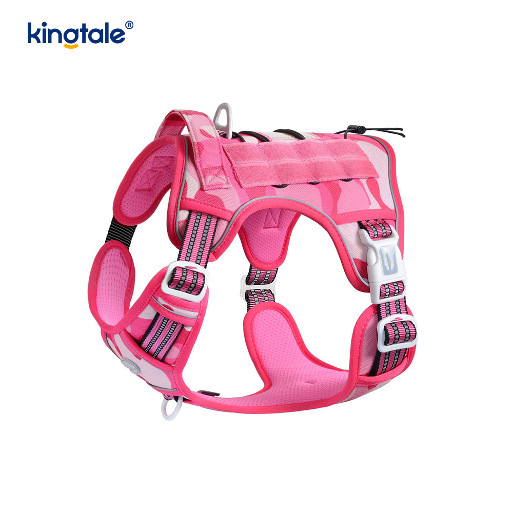 Rắn Không Kéo Nylon Heavy Duty Dog Belt Vest Huấn Luyện Khai Thác Ngực