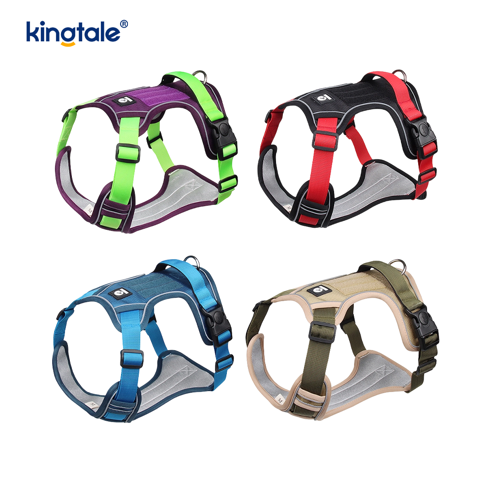 Dây nịt chó cưng thể thao thoáng khí có thể điều chỉnh bằng đinh tán nylon phản quang