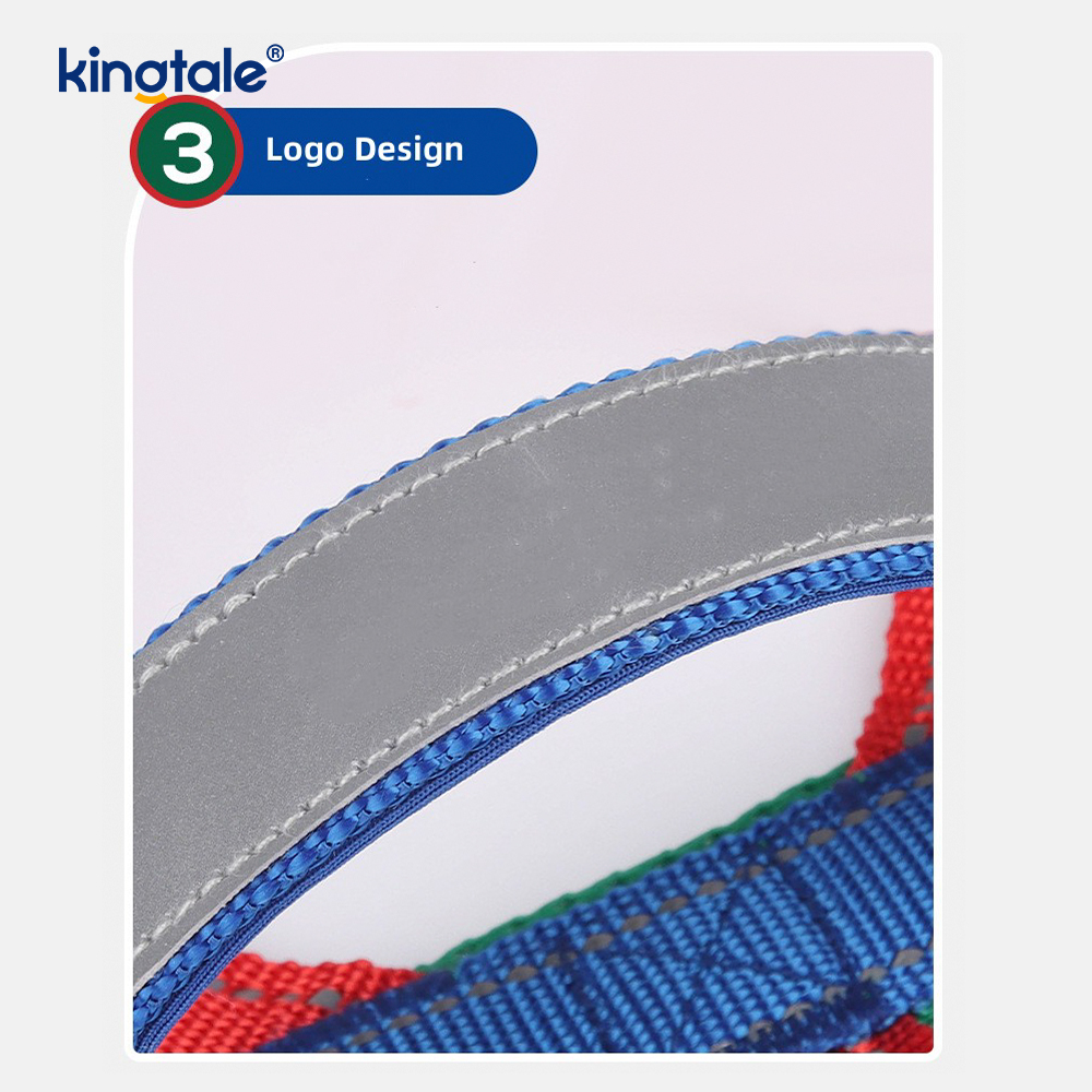 Bán buôn tùy chỉnh Bộ khai thác chó cưng bằng nylon phản quang có thể điều chỉnh được