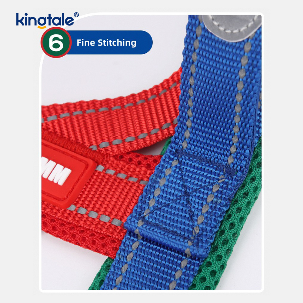 Bán buôn tùy chỉnh Bộ khai thác chó cưng bằng nylon phản quang có thể điều chỉnh được