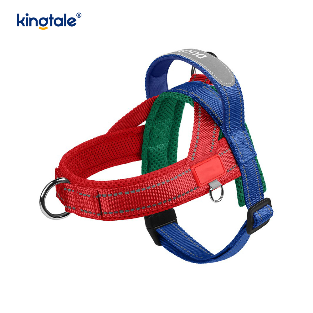 Bán buôn tùy chỉnh Bộ khai thác chó cưng bằng nylon phản quang có thể điều chỉnh được