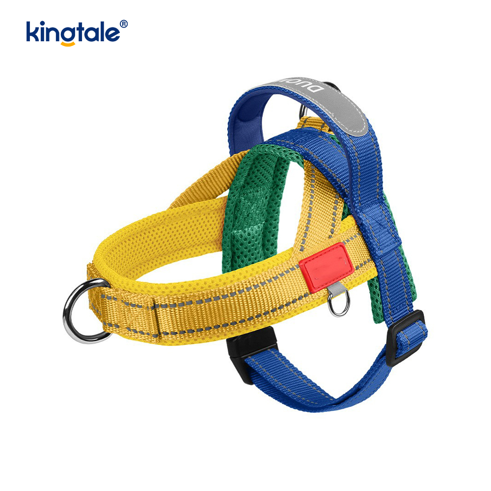 Bán buôn tùy chỉnh Bộ khai thác chó cưng bằng nylon phản quang có thể điều chỉnh được