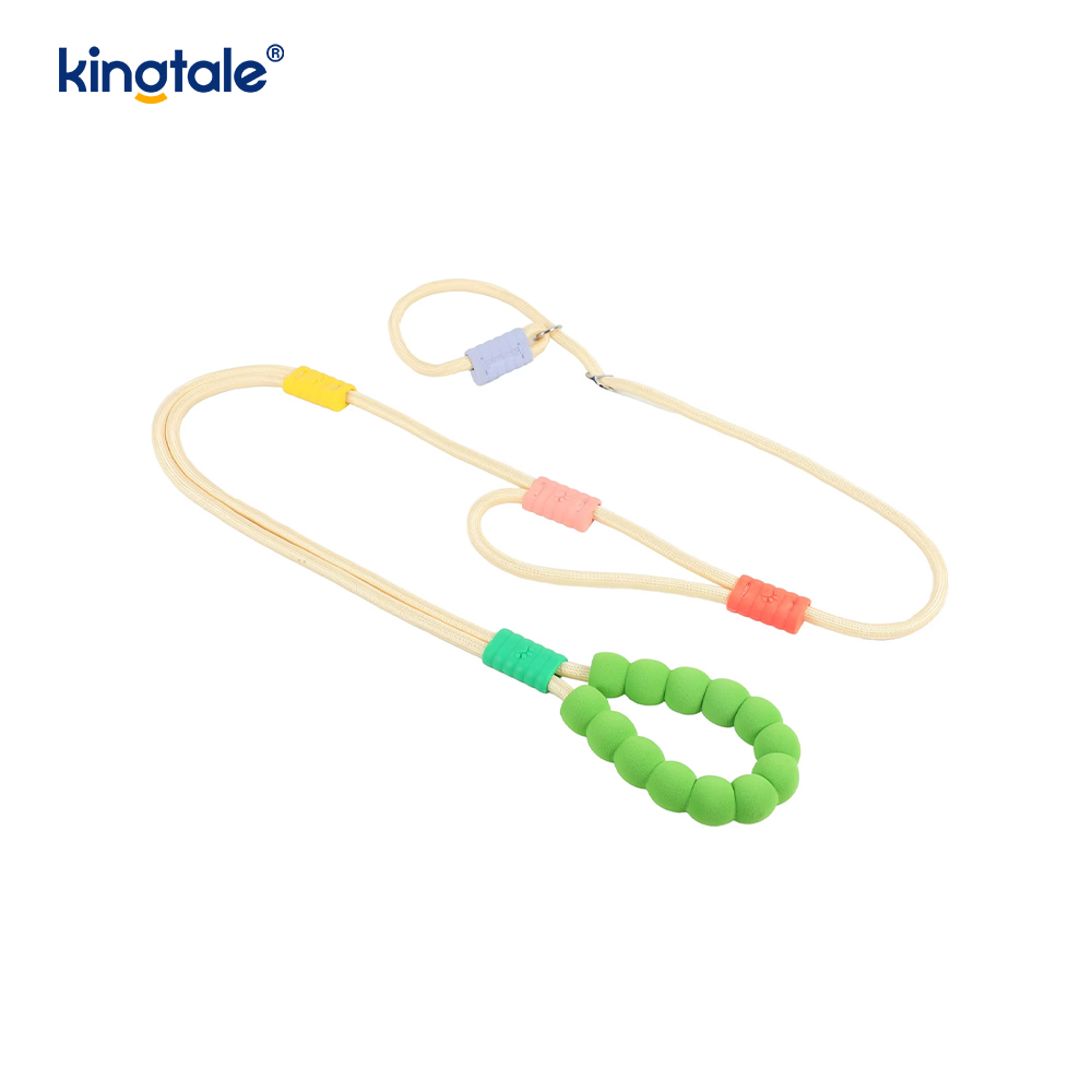 Không kéo Dây nylon có thể điều chỉnh bền bỉ Dây xích chó đầy màu sắc