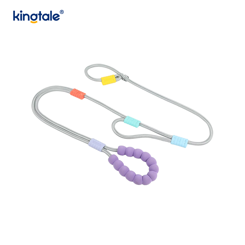 Không kéo Dây nylon có thể điều chỉnh bền bỉ Dây xích chó đầy màu sắc