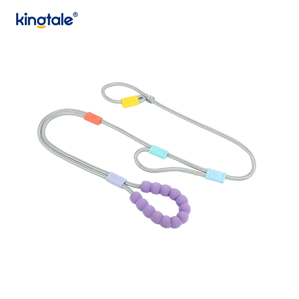 Không kéo Dây nylon có thể điều chỉnh bền bỉ Dây xích chó đầy màu sắc