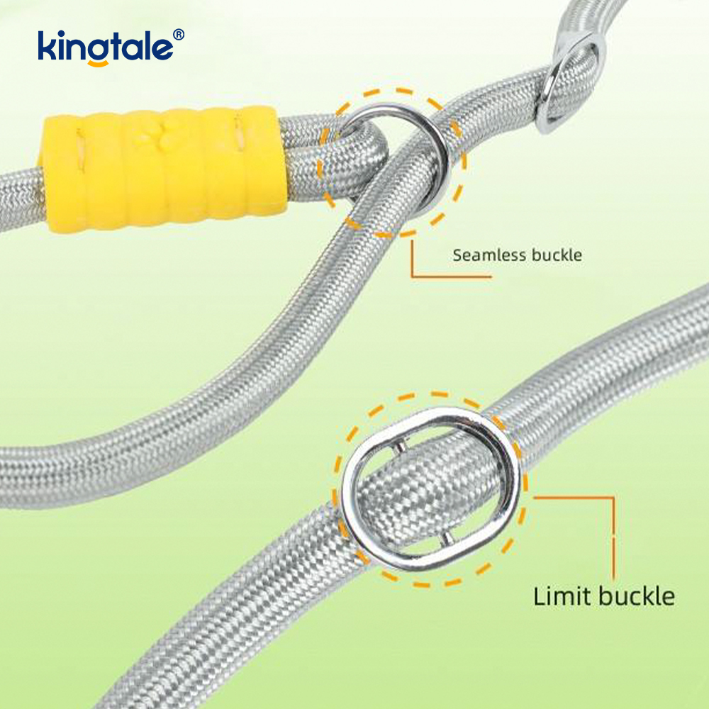 Không kéo Dây nylon có thể điều chỉnh bền bỉ Dây xích chó đầy màu sắc