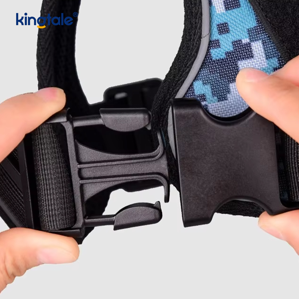 Nhiệm vụ nặng nề Chiến thuật không kéo Điều chỉnh phản quang Pet Vest Dog Harness
