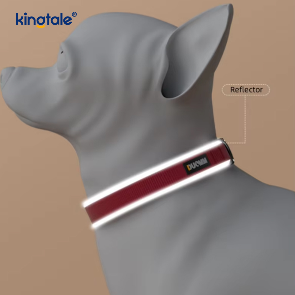 Có thể điều chỉnh Polyester Pet Dog Cat Puppy Vòng cổ nhấp nháy an toàn