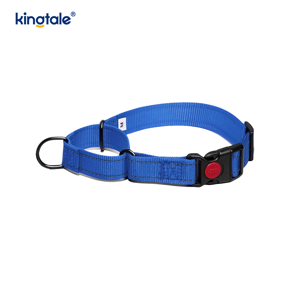 Phát hành nhanh Không kéo Vòng cổ chó Martingale có thể điều chỉnh phản quang