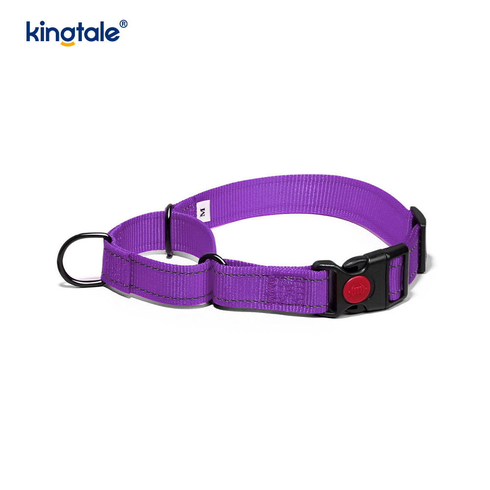 Phát hành nhanh Không kéo Vòng cổ chó Martingale có thể điều chỉnh phản quang