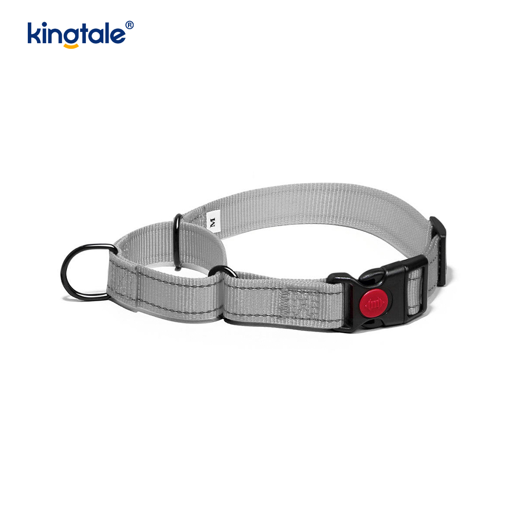 Phát hành nhanh Không kéo Vòng cổ chó Martingale có thể điều chỉnh phản quang