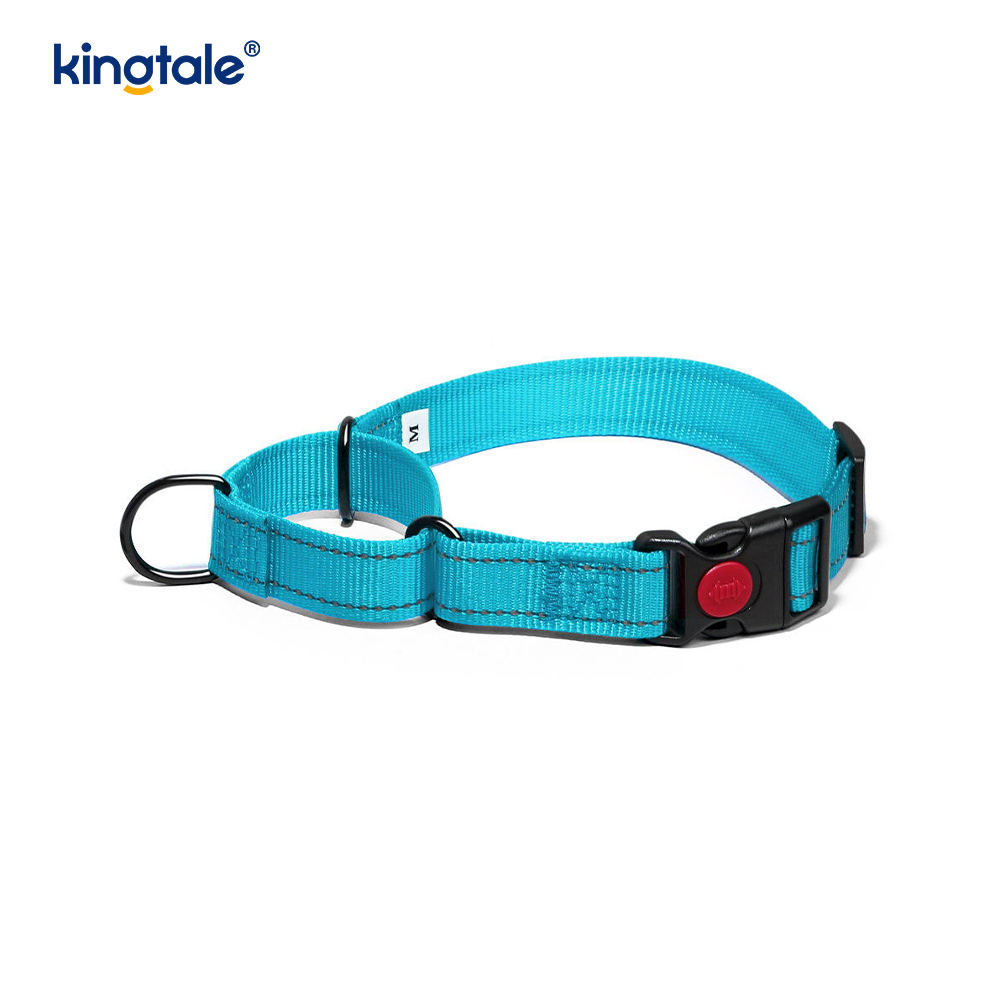 Phát hành nhanh Không kéo Vòng cổ chó Martingale có thể điều chỉnh phản quang