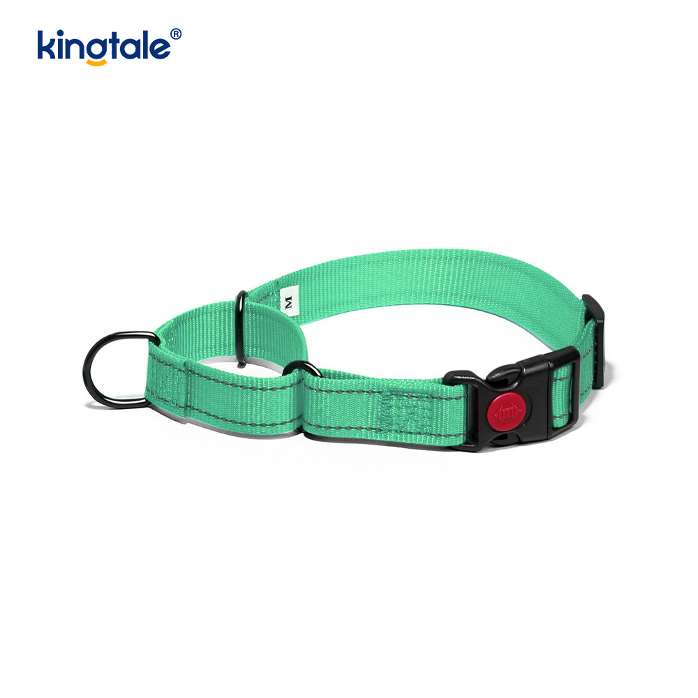 Phát hành nhanh Không kéo Vòng cổ chó Martingale có thể điều chỉnh phản quang