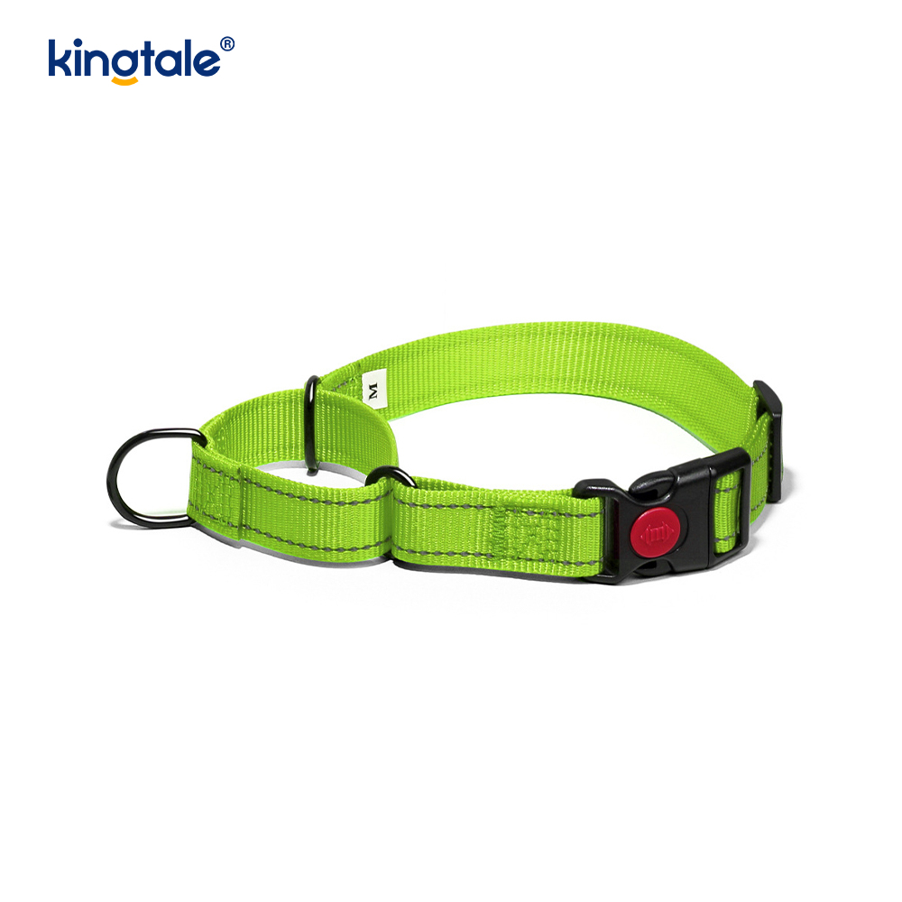 Phát hành nhanh Không kéo Vòng cổ chó Martingale có thể điều chỉnh phản quang
