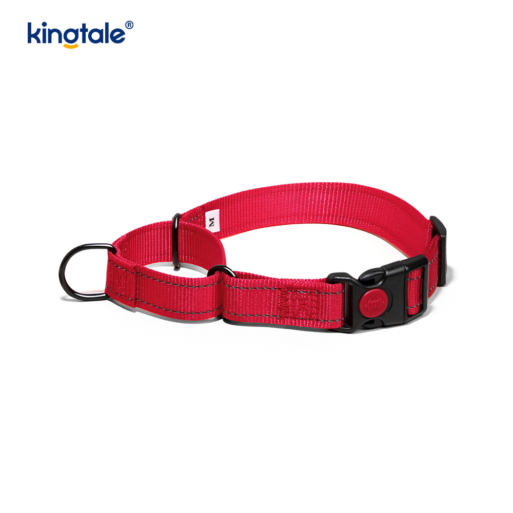 Phát hành nhanh Không kéo Vòng cổ chó Martingale có thể điều chỉnh phản quang