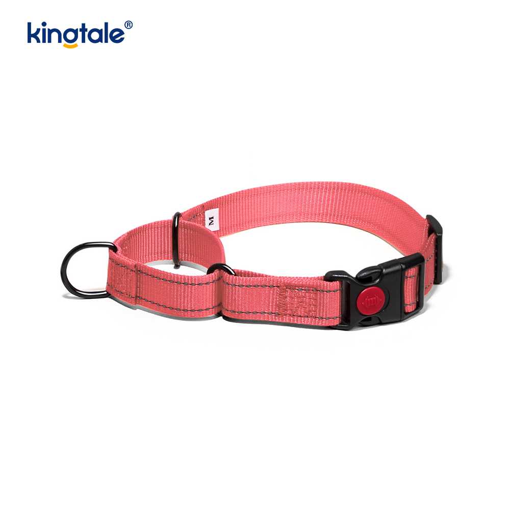 Phát hành nhanh Không kéo Vòng cổ chó Martingale có thể điều chỉnh phản quang