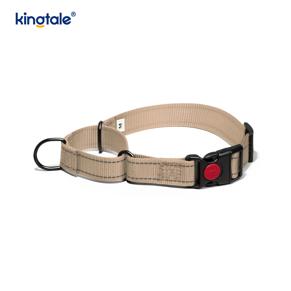 Phát hành nhanh Không kéo Vòng cổ chó Martingale có thể điều chỉnh phản quang